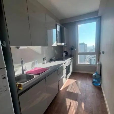 33 Floor Cozy 2 Bedroom With Balcony Gym Pool Apartment Istanbul